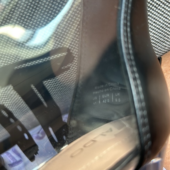 Aldo Gabbi clear, see-through open toe booties high heel boots - Picture 10 of 11